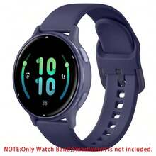 20毫米硅胶表带，兼容Garmin Vivoactive 6/Vivoactive 5/Vivoactive 3/Venu/Venu 2 Plus/Venu Sq/Galaxy Watch 7/6/5/4（40毫米/44毫米）/Watch 4/6 Classic（42毫米/46毫米/43毫米/47毫米），男女通用；柔软运动替换表带，适用于Forerunner 645/245/Galaxy Watch 5 Pro（45毫米）/Active 2/Watch 3（41毫米）。 - 20mm - 查看 5