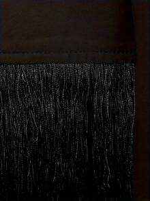 Elegant Fringe Design Loose Arabic Robe