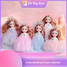 Fashionable & Creative Sapphire Princess Bride Doll, Collectible Ornament & Gift - Multicolor - View 3