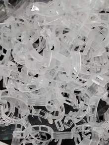 500/300/100个装耐用塑料温室植物支撑夹 - 番茄夹、塑料园艺夹、植物绑扎夹、温室夹。它们用于支撑葡萄藤、番茄藤和蔬菜的直立生长，使植物更健康。这些夹子可重复使用、经久耐用，且不会损伤植物。用途广泛、高效且经济实惠。 - 彩色 - 查看 16