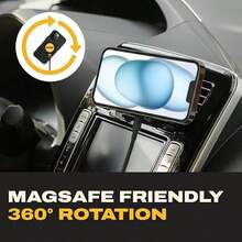 DEWALT Magnetic Phone Holder for Car Kit, Heavy Duty Wireless Charger, Vent Mount, Dash Mount, Charging Mounted Holders Cell Phone Holders for Your Car Accessories for Women Men for  17 16 15 14 - como en la foto - Ver 9