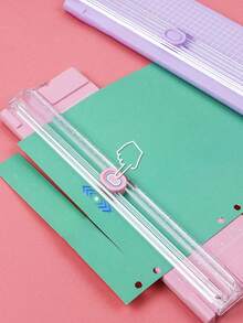 1pc A4/A5 Paper/Photo Trimmer, Cutter, Scrapbooking Cutting Machine, Portable Cutting Tool, Office Supplies - Multicolor - View 12