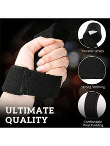 1 Pair Weightlifting Wrist Straps, Wrist Support, Grip Strength Training, Adjustable Non-Slip, Gym Weightlifting Straps - Multicolor - View 1