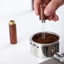Dụng cụ phân phối bột cà phê 58mm, dụng cụ phân phối bột cà phê espresso 54mm (dành cho Barista), que khuấy cà phê espresso kiểu kim 53mm, chiều cao kim điều chỉnh được, thích hợp cho gia đình và quán cà phê, mùa tựu trường. - màu đen - Xem 9