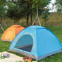 Automatic Camping Tent, Suitable For Outdoor Beach Travel, Camping Tent, Quick Setup Tent, Thickened Sunscreen Tent, Portable Quick-Open Tent, 2-Person Portable Folding Tent, Suitable For Camping, Backpacking, Hiking And Mountaineering, 2-Person Outdoor Shelter, Easy To Set Up, Lightweight And Durable, Multipurpose Outdoor Camping Tent, Ideal Gift For Outdoor Enthusiasts. - Multicolor - View 3