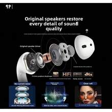 PRO4 Wireless 5.3 Earbuds Cordless In-Ear Headphones Noise Reduction Sports Earphones 1 Pair White Sleek Modern Earbuds With L/R Marking Soft Silicone Ear Tips Portable Charging LED Battery Indicator Control Active Noise Canceling Waterproof Sweatproof Stereo Sound Audio Long Battery Life Fast Charging Compatible With Smartphones Laptops Tablets Daily Use Workout Gym Running Travel Office Commuting Study Leisure 2026 Valentine's Day Easter Mother's Day Father's Day Holiday Presents Men Women Teens Comfortable Secure Fit Lightweight Earpieces Easy To Pair Wireless Audio Devices All-Day Wear Music Streaming Movie Watching Call Answering On--Go Audio Accessory - 白色 - 查看 8