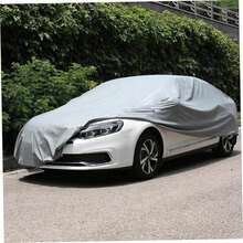 Universal Waterproof Car Cover - Full Car Cover. UV-Resistant, Rain-Proof, Dust-Proof, Snow-Proof And Heat-Resistant PEVA Material, All-Season Vehicle Protection, Dust-Proof, Auto Accessories, Car Cover | Fashionable Car Cover | Car Cover, Snow Car Cover, All-Weather Outdoor Car Cover, Car Snow Cover, Car Cover, Sedan Car Cover, Car Snow Cover - Multicolor - View 4