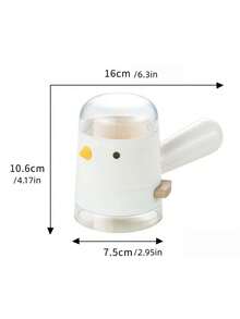 1pc Measured Salt Jar, Transparent Glass Kitchen Seasoning Bottle, Household Portioned Salt Container, Sealed Spice Jar - Multicolor - View 7