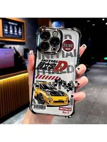 a la UE (DE y ES) Funda trasera suave y transparente para modelos 17 Air 17 Air 16, 15, 14, 13, 12, 11 Pro Max, X, XR, XSMAX, 8 y 7 Plus con características de carreras deportivas, anime y grafiti a prueba de golpes. Funda a prueba de golpes, funda de teléfono de anime, funda de teléfono con estilo, diseño de grafiti, funda de alta calidad, funda ligera, fans de anime, -UserSamsung - Negro - Ver 1