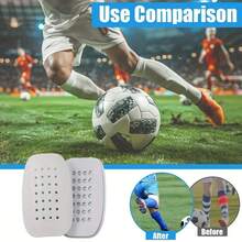 Breathable Football Shin Guards PP Material Durable Anti- Collision Soccer Sports Competition Unisex Fits Calf - Hard Shell With Ventilation Holes - View 5