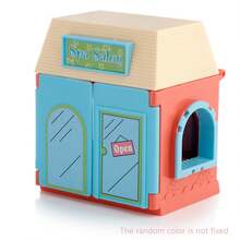 8cm Sweet, Mini, Cute Animal Flower Shop Toy House, Comes With Stickers, DIY Decorations And Companion Toys, Helps Develop Children's Various Skills