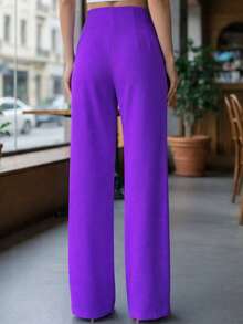 Women Pants - Purple - View 2