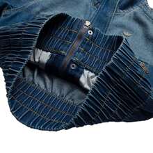 PESS DENIM TT 女士舒适休闲户外运动夹克/外套 KE1072 - 牛仔藍 - 查看 8