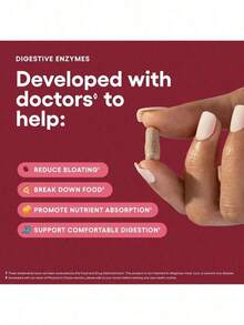 Physician's Choice Digestive Enzymes – Gut & Digestive Health, Bloating Relief For Men & Women, 60ct - 1 - 查看 3