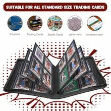 YY   Binder 4 Pocket HYMENEX Top Loader Card Binder Holds 112  Cards For Trading Sports Cards - Black - Black - View 5