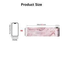 1 Stück 2D flacher Wandaufkleber, rosa Marmorstruktur Tapete, geeignet für Zuhause, Küche, Raum, Wand, Boden Dekoration - Verschiedenfarbig - Übersicht 12