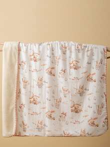 1pc Cute Print Soft Cozy Newborn Baby Blanket, 100*110cm - Multicolor - View 8