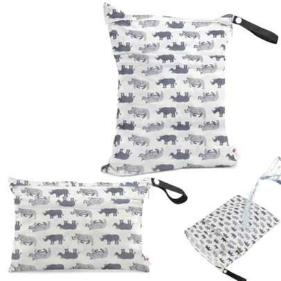 CYPN2 Bolsa Impermeable para Ropa MojadaBolsas Húmedas Secas para Pañales de Tela Bolsa Organizador Natacion Reutilizables y Lavables para Ropa Sucia ViajesFashion