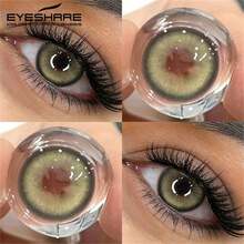 EYESHARE 1Day 日抛型隐形眼镜 绿色镜片 高品质一次性蓝色隐形眼镜 柔软紫色镜片 佩戴舒适 防紫外线镜片 含水量42% 1副/2片 - 綠色 - 查看 8
