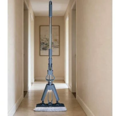 Handsfree, rekbare katoenen dweil / Dweil voor het reinigen van vloeren in slaapkamer en woonkamer / Absorberende dweil voor balkontegels / Huishoudelijke schoonmaak (2 kleuren, 2 stijlen beschikbaar)