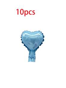 10 quả bóng bay hình trái tim bằng giấy bạc, kích thước 10cm, lý tưởng cho trang trí Ngày Valentine, sinh nhật, đám cưới, lễ đính hôn, Ngày của Mẹ và lễ tựu trường. Chúng cũng có thể được sử dụng để trang trí phòng khách, nhà cửa và bàn tiệc. Không cần nguồn điện, hoàn hảo cho trang trí Ngày Valentine, Ngày của Mẹ và đám cưới. (Sản phẩm này được vận chuyển ở dạng chưa bơm hơi.) - Nhiều màu - Xem 16