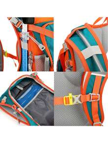 Lightweight Outdoor Backpack For Hiking, Cycling, Trekking, With Hydration Bladder Compartment