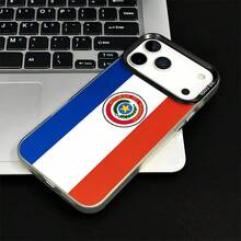 Paraguayan coat of arms This stylish and comfortable large-hole IMD acrylic phone case is an ideal gift for friends and family. It is compatible with for  17/16/15/14/13/12/11/X/XR/7/8, for OPPO,for , for VIVO, for , for Xiaomi, for Honor, and for  models, including Plus, Pro, Max, and SE versions. It's the perfect gift for holidays such as Christmas, Valentine's Day, and New Year. - Negro - Ver 6