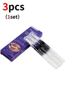 3支装紫色牙齿美白笔 - 美白牙齿、去除牙渍、保护牙釉质、改善外观、干式粘合剂技术 - 精心设计，打造美丽笑容 - 彩色 - 查看 5