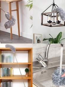 Espanador 280 Centímetros Ajustável Telescópica Dobra Duster Escova De Limpeza De Poeira - Multicolorido - Visão 7