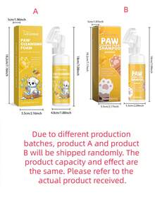 100ml Pet Paw Cleansing Foam, Deep Cleaning And Moisturizing For Dog And Cat Paws, Random Delivery Of 2 Packages - Multicolor - View 12