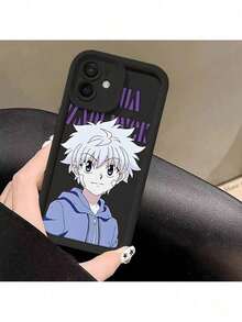 Fast EU Shipping (DE & ES)Bezaubernde Anime-Themen Handyhülle geeignet für iPhone Modelle 16, 15, 14, 13, 12, 11 Pro Max, Mini, XR, XS, X, 7 und 8 Plus, entworfen mit einem flexiblen TPU-Rücken für verbesserte Fallsicherheit. - Khaki - Übersicht 3