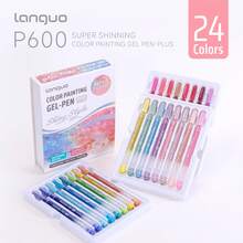 Langer's Latest P600 Super Bright Gel Pen Plus, 1.0mm Thicker Stainless Steel Nib, Stainless Steel Cutting Craft, High Hardness Tungsten Carbide Ball, Super Large Capacity Ink (2.2g Super Large Capacity Ink), One Pen's Ink Equivalent To Six Regular Pen Refills, Exquisite High-End Gift Box Packaging, Convenient Storage - Multicolor - View 4