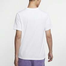 Nike Jordan Air Jordan Jumpman Jumpman Logo Print] Floral Pullover Crew Neck Short Sleeve T-Shirt - White - View 6