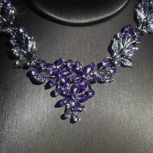 A Women's Jewelry Set, Including A Necklace And Earrings, Set With Rhinestones. Stylish, Elegant, And Luxurious, Suitable For Brides, Weddings, Banquets, Parties, And Formal Occasions. - Jewelry Set - View 3