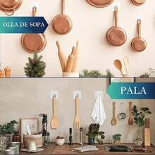 GeorgeX 15 Piezas Juego de Accesorios de Bao Ganchos, Toallero Bao 40cm+Portarrollos para Papel+Estante de Afeitado+Jabonera+Gancho Adhesivo+Ganchos para Toallas de Bao (Plata) - plata - Ver 9