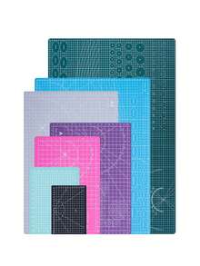 A3/A4/A5 Leather Cutting Mat, Self-Healing Rotary Blade Cutting Craft Mat, Soft Green Leather Craft Cutting Board