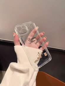 Ramadan Mubarak Calligraphy, Ramadan Holiday Traditional Teapot & Dates, Islamic Style Eid Al-Fitr Gift, Transparent Anti-Fall Soft Shell Phone Case Compatible With Apple 17/17Pro/17ProMax/17Air/16/16Plus/16Pro/16ProMax