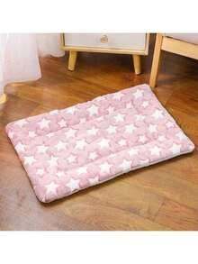 1pc Soft Plush Pet Mat, All Season Use, Machine Washable, Can Be Used As Cushion Cover Or Pillow, Suitable For Rabbits, Kittens, Squirrels, Hedgehogs, Hamsters And Other Small Pets, Pet Bed Mat, Blanket