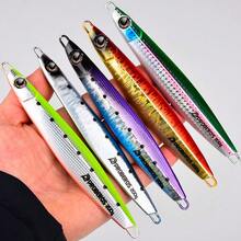 PRO BEROS Proberos 1pc Vertical Jigging Spoon Lure, 80g/120g/150g/200g Saltwater Fishing Jig, Fast Sinking Deep Sea Jig Spoon Lure Suitable For Tuna, Salmon, Grouper, Bream, Loach And Other Fish - Color a - View 7