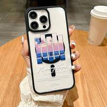 Para IPhone17/17AIR/17 Pro/17 Pro Max/16/16 Pro/16 Plus/16 Pro Max/15/15 Pro/15 Plus/15 Pro Max/14/14 Plus/14 Pro/14 Pro Max/13/13 Pro/13 Pro Max/12/12 Pro/12 Pro Max/11/11 Pro/11 Pro Max/X/XS/XSMAX,  Galaxy S25/S25 Plus/S25Ultra/S24/S24FE/S24 Plus/S24 Ultra/S23/S23FE/S23+/S23 Ultra/S22/S22+/S22 Ultra, Silicone Magnetic Phone Case, High-End Fashion, TPU border wrapping + independent lens frame, anillo de succión magnético incorporado MagSafe segunda succión - Negro - Ver 7