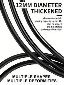 No-Drill Camera Mount - Heavy-Duty, Adjustable, Tool-Free Installation For Security, Streaming, Home/Office - Compatible With DSLR, Webcam, IP Cameras - Ceiling, Tabletop, Bedside, Wall Mounting