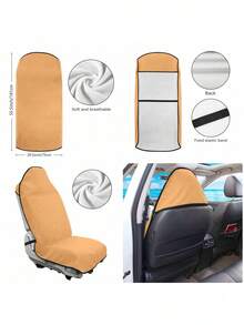 1pc Modern Pink Lips Kiss Art Print Car Seat Covers, Comfortable And Durable, Universal Fit For Most Vehicles, Great For Stylish Interior Upgrade And Daily Commuting, Perfect Gift For Valentine'S Day - 彩色 - 查看 3
