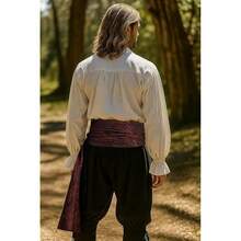 ThePirateDressing Pirate Medieval Renaissance Halloween Costume Large Sash,Brocade#49(LinedWithSatinFabric) - 錦緞#49(緞面襯裡) - 查看 4
