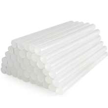 20支7毫米高粘度透明热熔胶棒。这些透明胶棒经久耐用，适用于大多数热熔胶枪。它们是DIY手工项目的理想选择，适用于粘合纸张、皮革、木材和其他材料。
