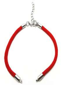 1条3毫米单层编织红色米兰绳饰品配件连接绳手链 - A - 查看 3