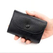 Ultra-Thin Coin Purse, Fashionable Short Minimalist Small Wallet, Unisex Card Holder & Coin Pouch