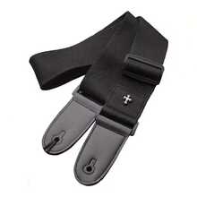 高级吉他背带 - 黑色（不含拨片），带便捷拨片袋，材质柔软，长度可调节，皮革包边，适用于贝斯、电吉他、电贝斯和原声吉他，是演奏和练习的理想音乐配件 - 适合音乐家、专业吉他手、吉他爱好者、小型工具、吉他相关用品、吉他配件、音乐配件、音乐礼品 - 彩色 - 查看 9