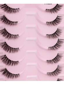 10 pares de pestañas postizas de mink falso 3D con rizos naturales densos, aptas para uso diario