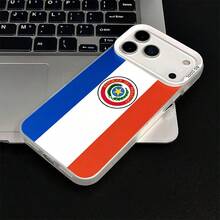 Paraguayan coat of arms This stylish and comfortable large-hole IMD acrylic phone case is an ideal gift for friends and family. It is compatible with for  17/16/15/14/13/12/11/X/XR/7/8, for OPPO,for , for VIVO, for , for Xiaomi, for Honor, and for  models, including Plus, Pro, Max, and SE versions. It's the perfect gift for holidays such as Christmas, Valentine's Day, and New Year. - Blanco - Ver 6