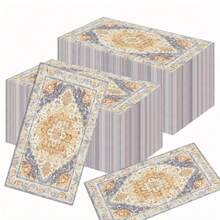 20pcs Vintage Bohemian Guest Napkins Disposable Paper Dinner Napkin Bathroom Hand Towels For Party Decor - Multicolor - View 6